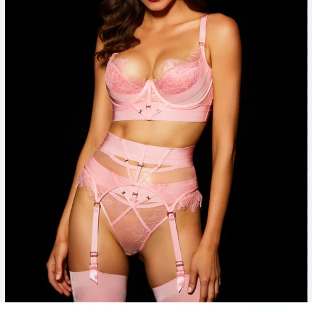 Honey Birdette Pink Belinda Full set